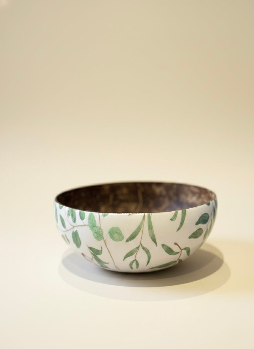 Hand Painted Coconut Shell Bowls