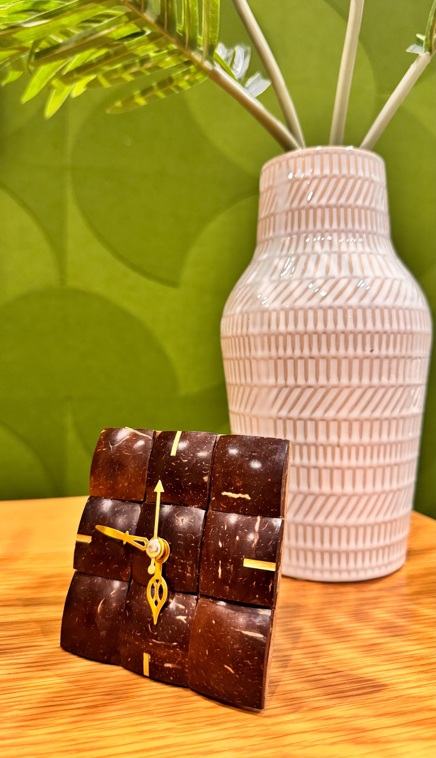 Coconut Shell Clock