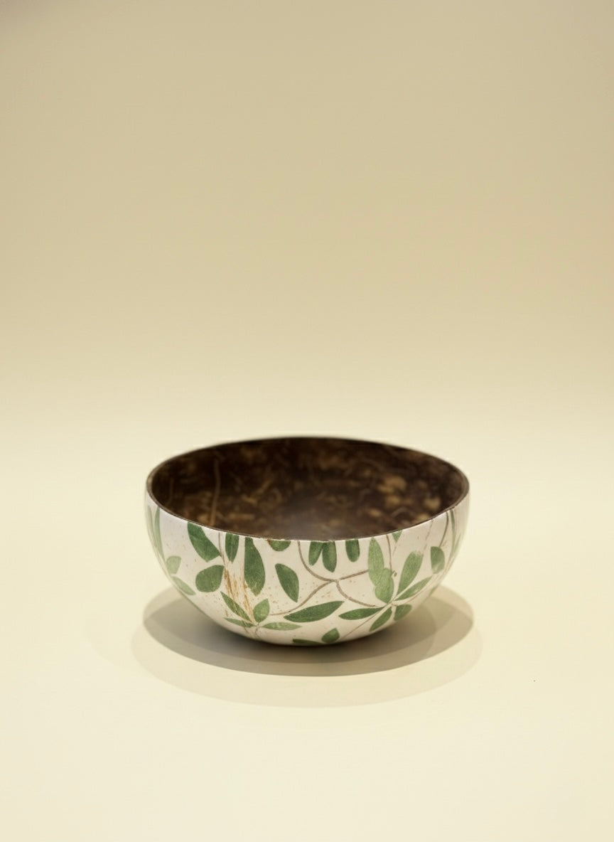 Hand Painted Coconut Shell Bowls