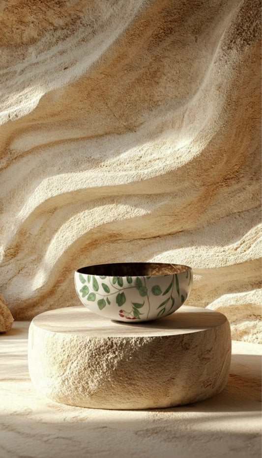 Hand Painted Coconut Shell Bowls