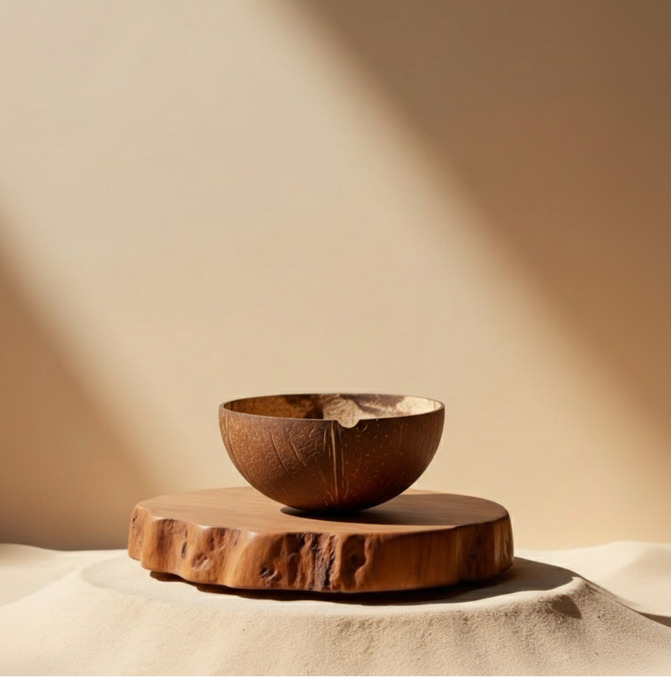 Natural Oval Shell Bowls