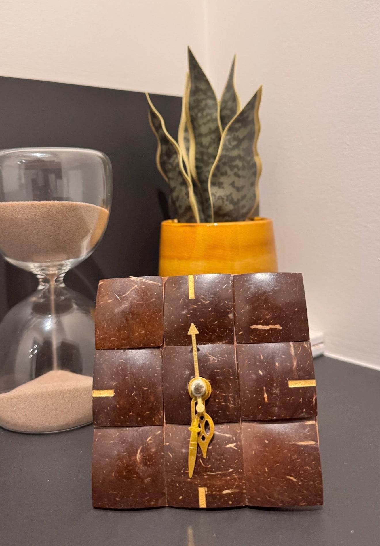 Coconut Shell Clock