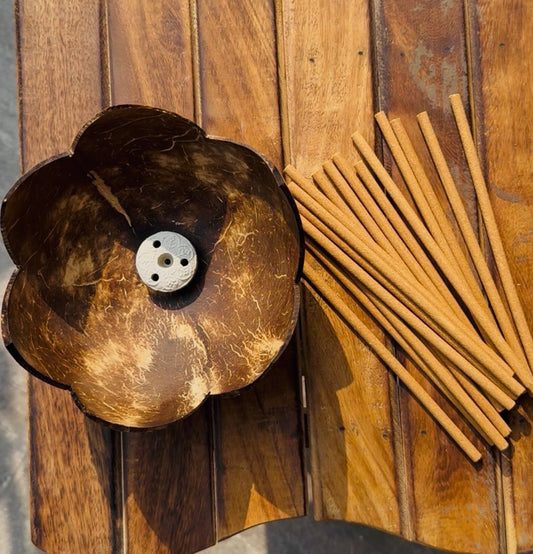 Coconut Shell Agarbatti Stand