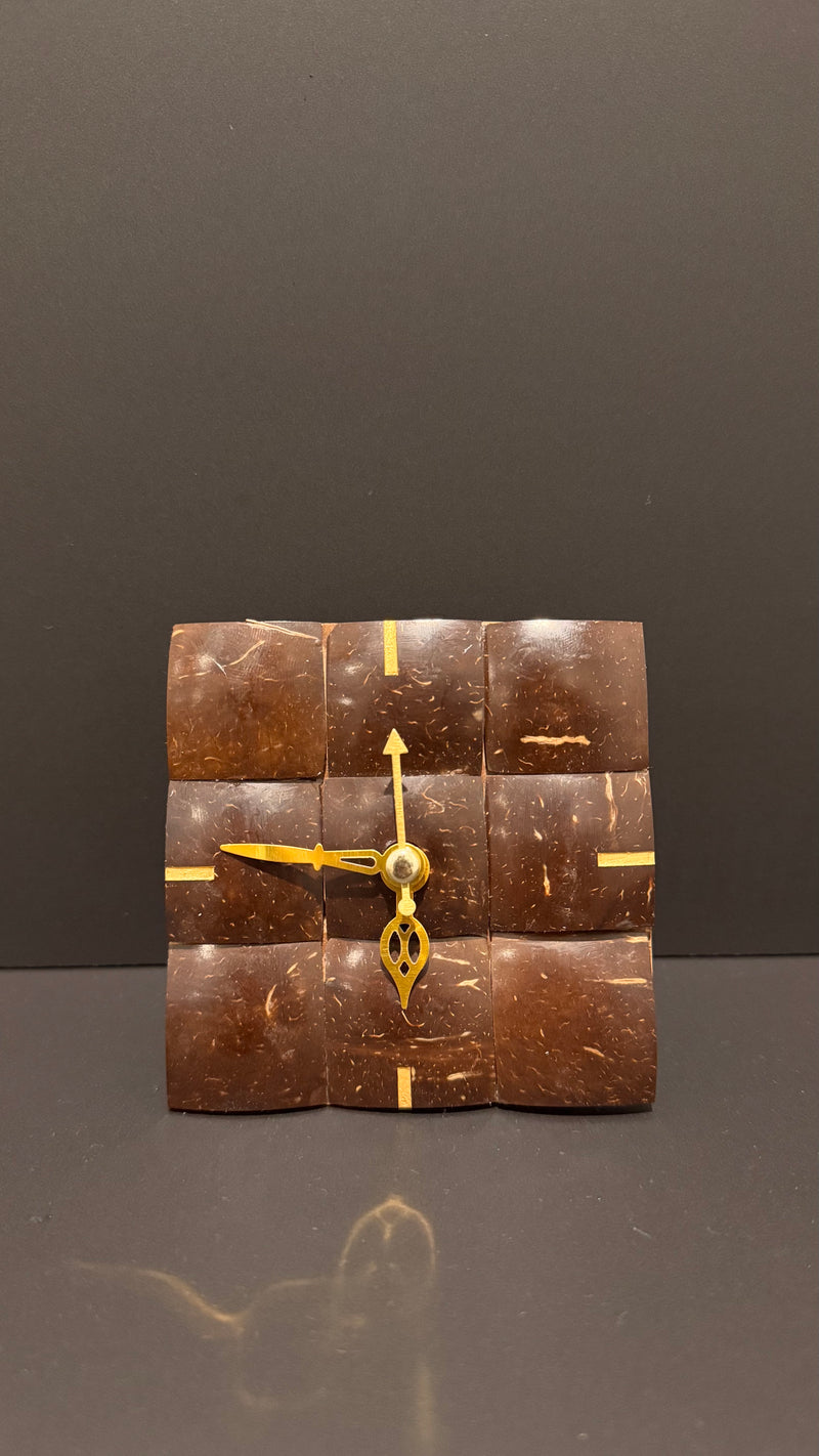 Coconut Shell Clock